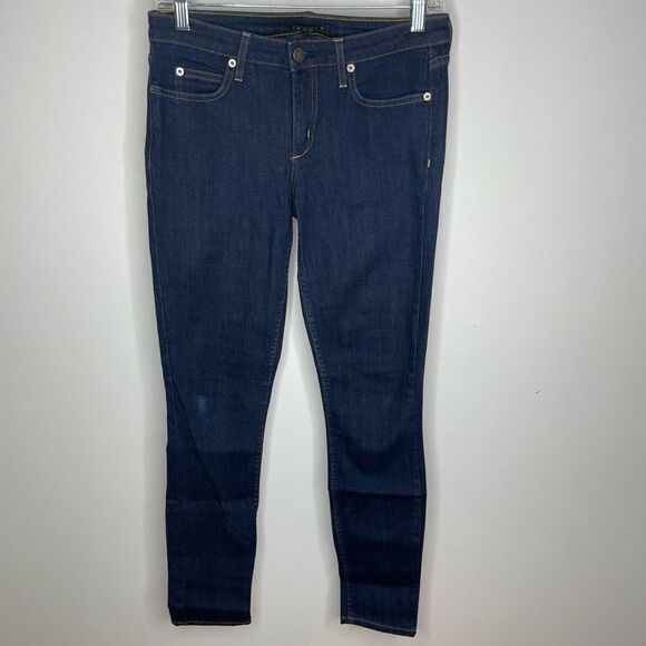 Theory‎ Dark Wash Skinny Jeans 26 Classic Stretchy - Picture 2 of 5